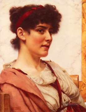 A Classical Beauty Neoclassicist lady John William Godward Oil Paintings